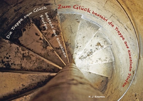 Faltkarte "Treppe zum Gl&uuml;ck" - 5 St&uuml;ck - Hans-Joachim Eckstein
