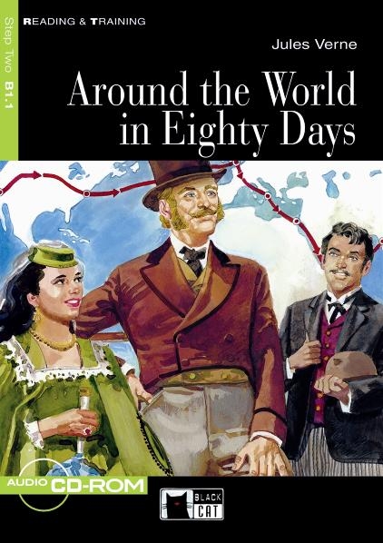 Around the World in Eighty Days - Buch mit Audio-CD-ROM - Jules Verne