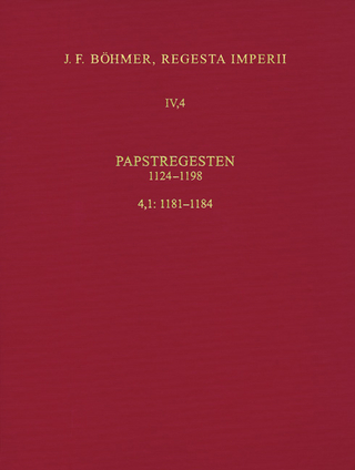 Regesta Imperii IV, 4, Lfg. 1: Lothar III. und Ältere Staufer