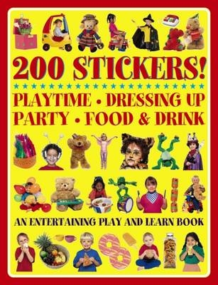 200 Stickers! Playtime. Dressing Up. Party. Food & Drink. -  Press Armadillo