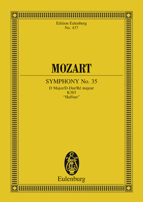 Symphony No. 35 D major - Wolfgang Amadeus Mozart
