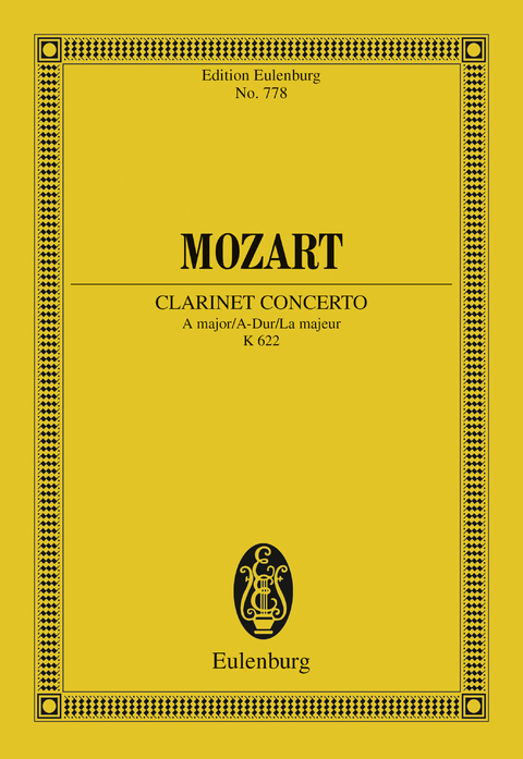 Clarinet Concerto A major - Wolfgang Amadeus Mozart