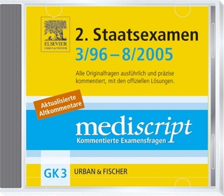 MEDISCRIPT CD-ROM GK3, 2. STAATSEXAMEN 3/96-8/05