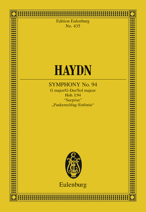 Symphony No. 94 G major, "Surprise" - Joseph Haydn