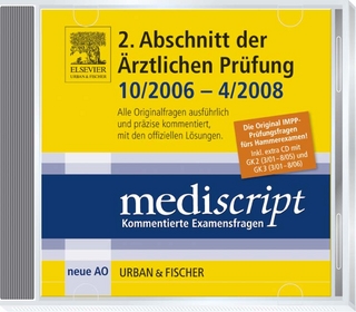 Mediscript 2. Abschnitt der Ärztlichen Prüfung CD-ROM, Hammerexamen 10/06-4/08, inkl. GK2 (3/01-8/05) und GK3 (3/01 - 8/06)