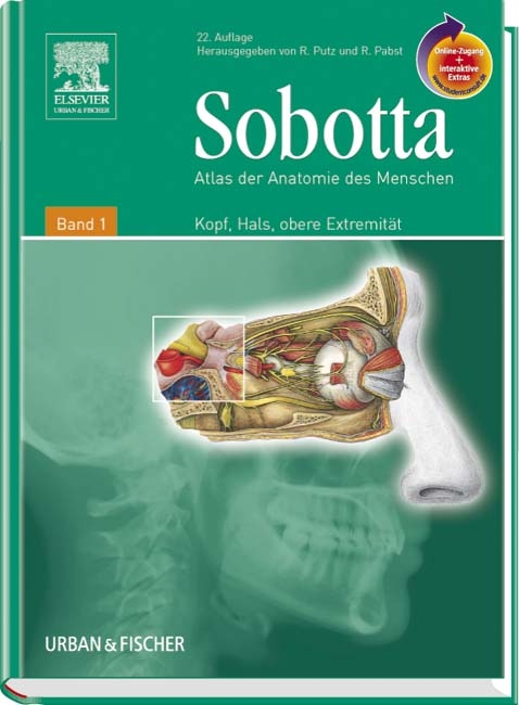 Sobotta, Atlas der Anatomie des Menschen Band 1 mit StudentConsult Zugang - 