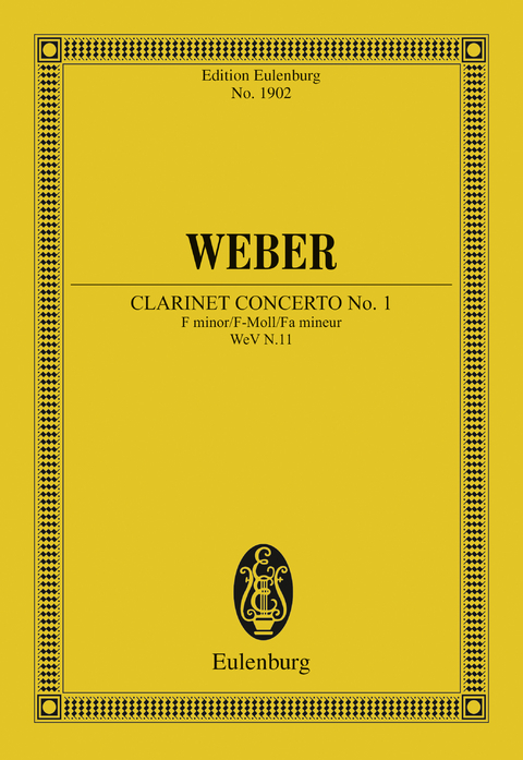 Clarinet Concerto No. 1 F minor - Carl Maria Von Weber