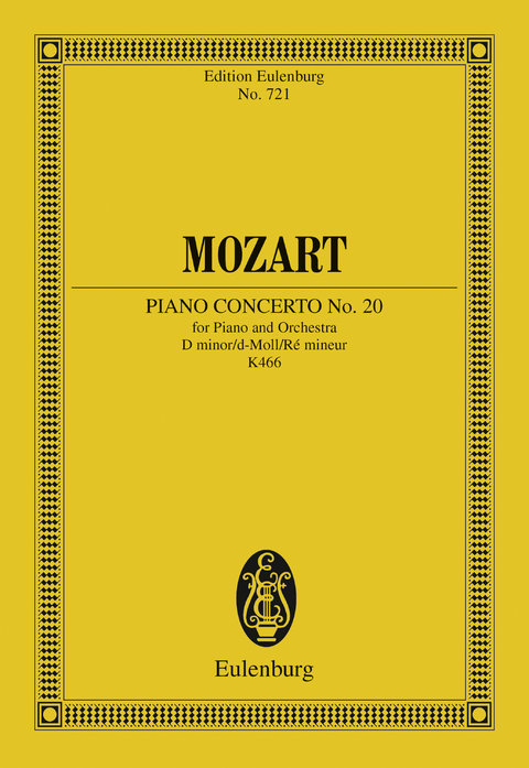 Piano Concerto No. 20 D minor - Wolfgang Amadeus Mozart