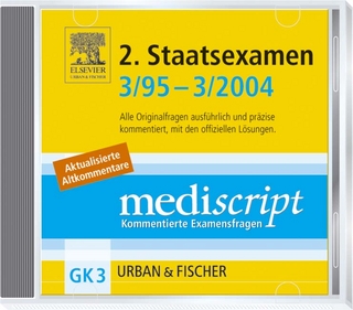Mediscript-CD-ROM GK3, 2. Staatsexamen 3/95-3/04