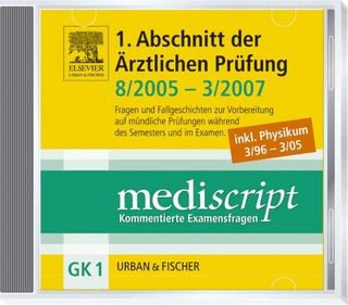 MEDISCRIPT-CD-ROM GK1, PHYSIKUM 3/96-3/05, Erster Abschnitt der Ärztlichen Prüfung 8/05-3/07