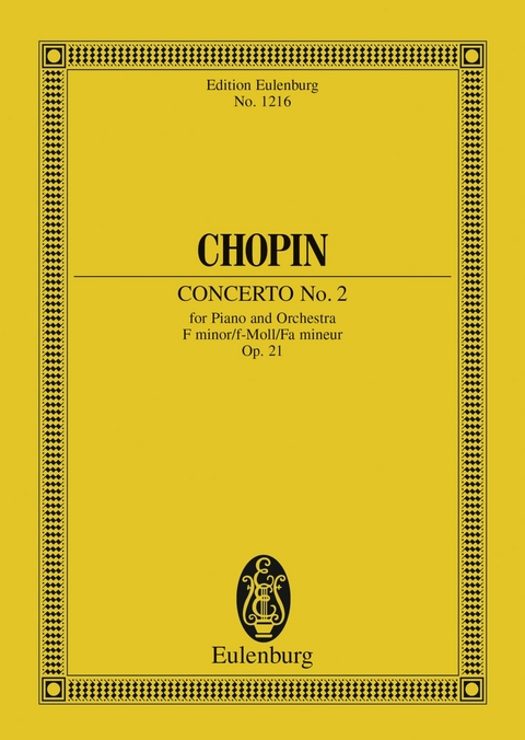 Piano Concerto No. 2 F minor - Fr&eacute;d&eacute;ric Chopin