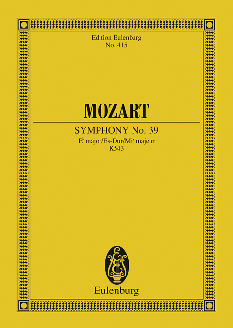 Symphony No. 39 Eb major - Wolfgang Amadeus Mozart