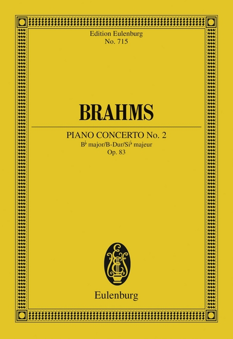 Piano Concerto No. 2 Bb major - Johannes Brahms