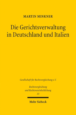 Die Gerichtsverwaltung in Deutschland und Italien