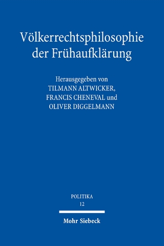 Völkerrechtsphilosophie der Frühaufklärung