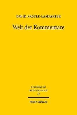 Welt der Kommentare - David K&auml;stle-Lamparter