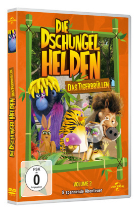 Die Dschungelhelden - Das Tigerbr&uuml;llen, 1 DVD