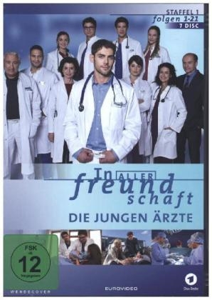 In aller Freundschaft - Die jungen &Auml;rzte. Staffel.1, 7 DVDs, 7 DVD-Video