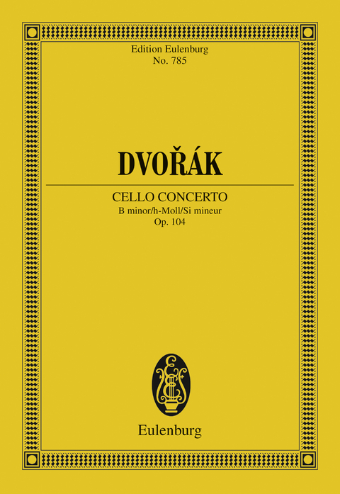 Cello Concerto B minor - Anton&iacute;n Dvoř&aacute;k