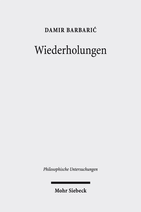 Wiederholungen - Damir Barbaric