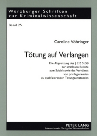 Tötung auf Verlangen