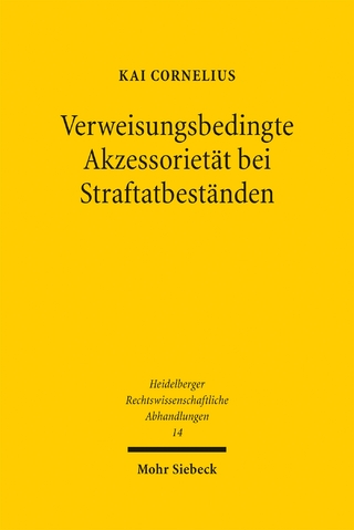 Verweisungsbedingte Akzessorietät bei Straftatbeständen