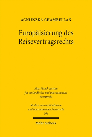Europäisierung des Reisevertragsrechts
