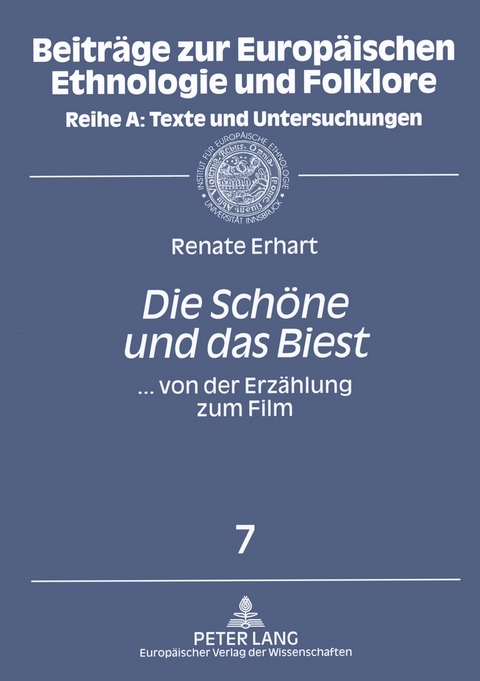 &laquo;Die Sch&ouml;ne und das Biest&raquo; - Renate Erhart