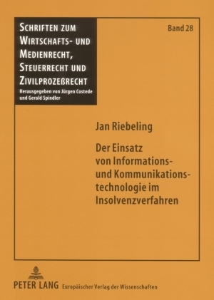 Der Einsatz von Informations- und Kommunikationstechnologie im Insolvenzverfahren - Jan Riebeling