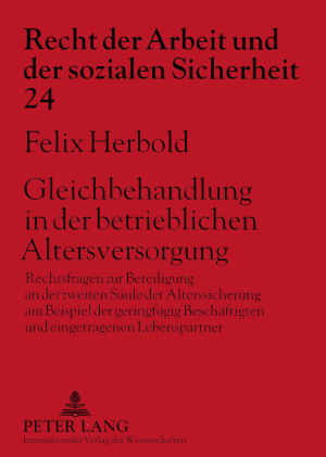 Gleichbehandlung in der betrieblichen Altersversorgung