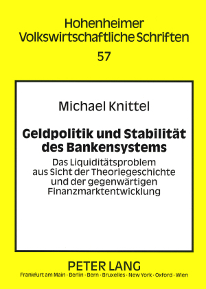Geldpolitik und Stabilität des Bankensystems