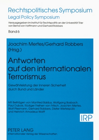 Antworten auf den internationalen Terrorismus