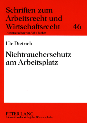 Nichtraucherschutz am Arbeitsplatz - Ute Dietrich