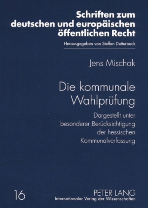 Die kommunale Wahlpr&uuml;fung - Jens Mischak