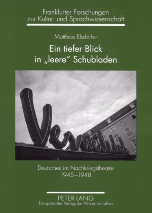 Ein tiefer Blick in «leere» Schubladen