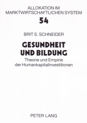 Gesundheit und Bildung - Brit S. Schneider