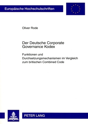 Der Deutsche Corporate Governance Kodex
