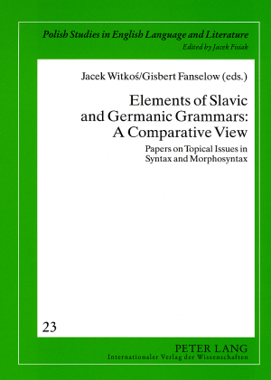 Elements of Slavic and Germanic Grammars: A Comparative View - 