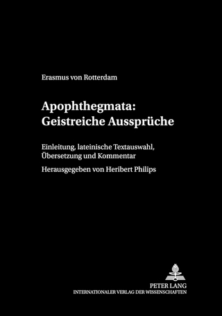 Apophthegmata: Geistreiche Aussprüche