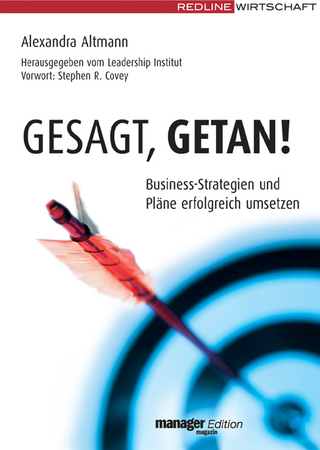 Gesagt, getan!