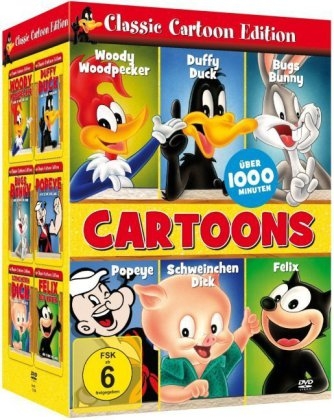 Cartoons, 6 DVDs