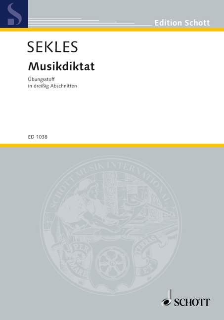 Musikdiktat - Bernhard Sekles