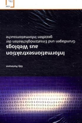 Informationsextraktion aus Weblogs - Edy Portmann