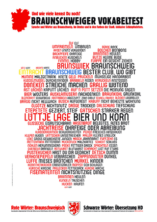 Wortposter Braunschweig