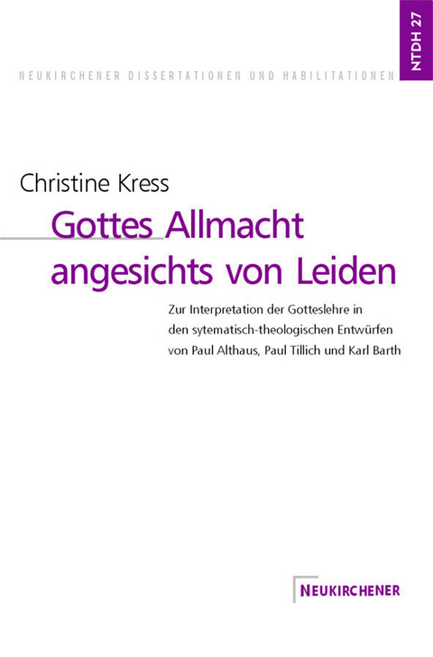 Gottes Allmacht angesichts von Leiden - Christine Kress
