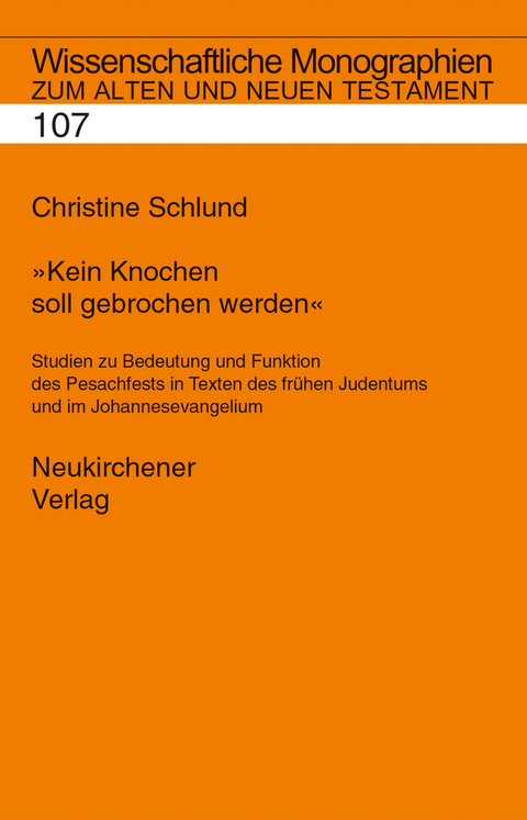Kein Knochen soll gebrochen werden - Christine Schlund