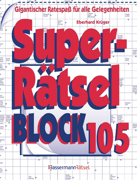 Superr&auml;tselblock 105 - 5er VE - Eberhard Kr&uuml;ger