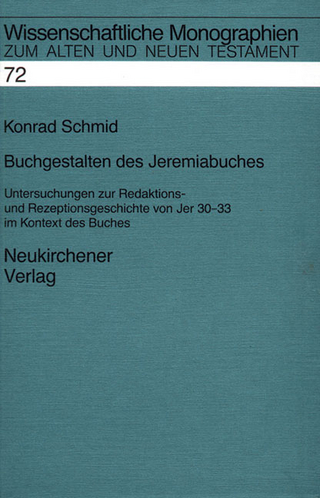 Buchgestalten des Jeremiabuches