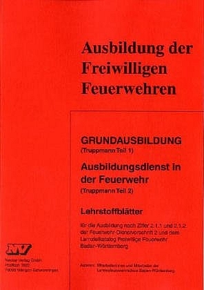 Ausbildung der Freiwilligen Feuerwehren Baden-W&uuml;rttemberg