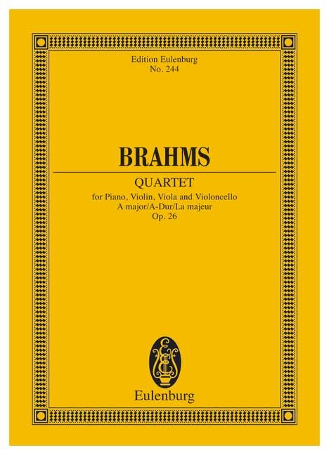 Klavierquartett A-Dur - 